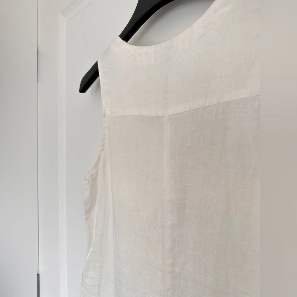 Rhythm 100% linen romper white size XS summer Revolve. Beach - Picture 9 of 11
